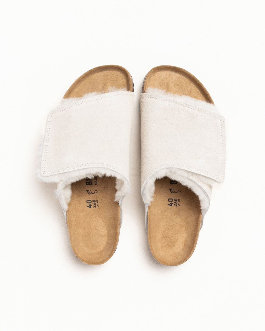 nazouváky stüssy birkenstock solana z ovčí kůže