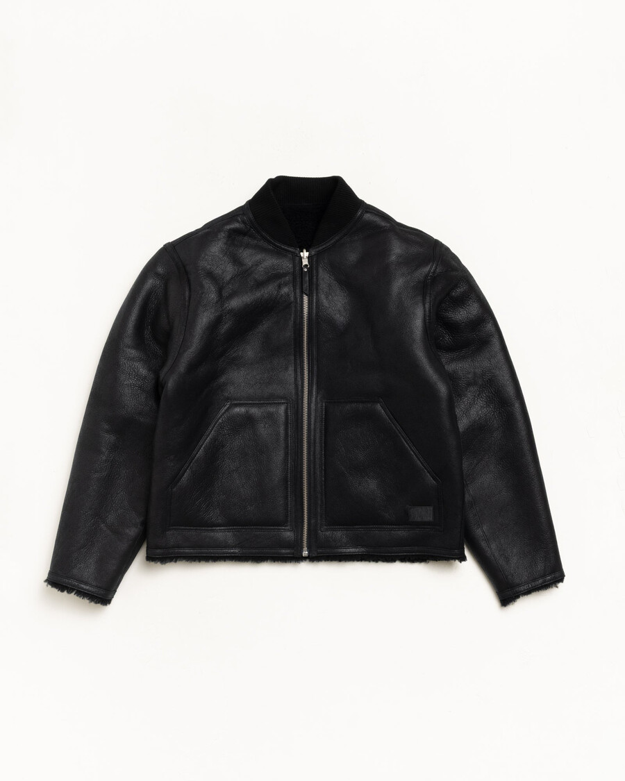 oboustranný bombardér shearling