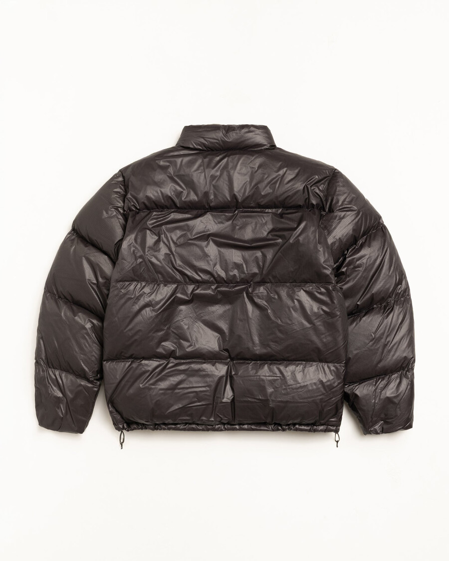 péřové puffer padákové ripstopové kalhoty