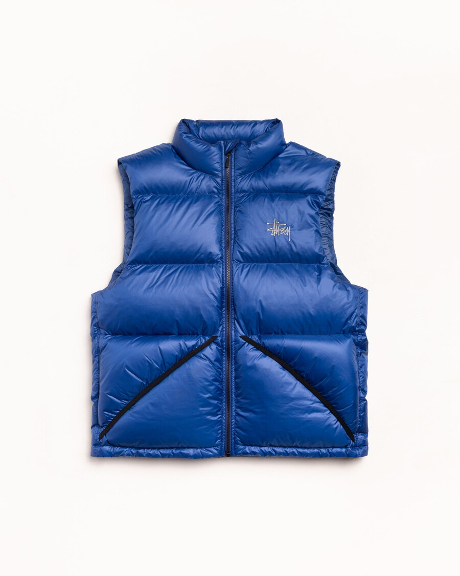 péřová vesta z mikro ripstopu