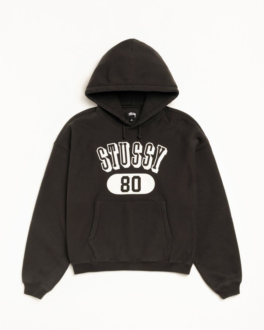 mikina s kapucí stussy 80 relaxed