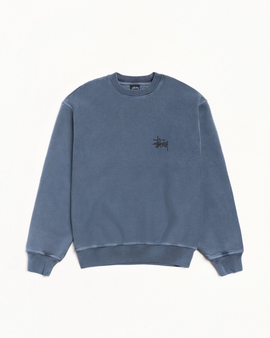 základní pigmentově barvené kalhoty stüssy crew