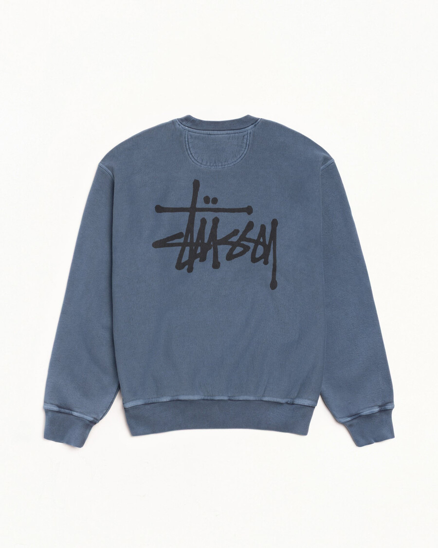 základní pigmentově barvené kalhoty stüssy crew