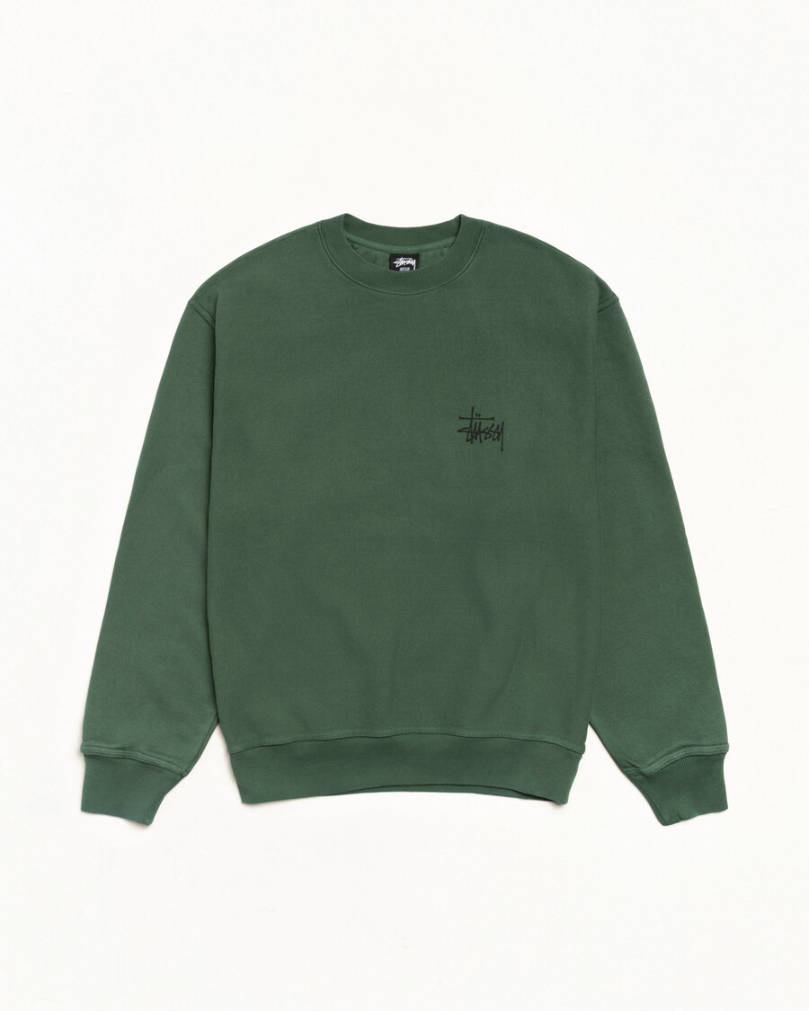 základní pigmentově barvené kalhoty stüssy crew