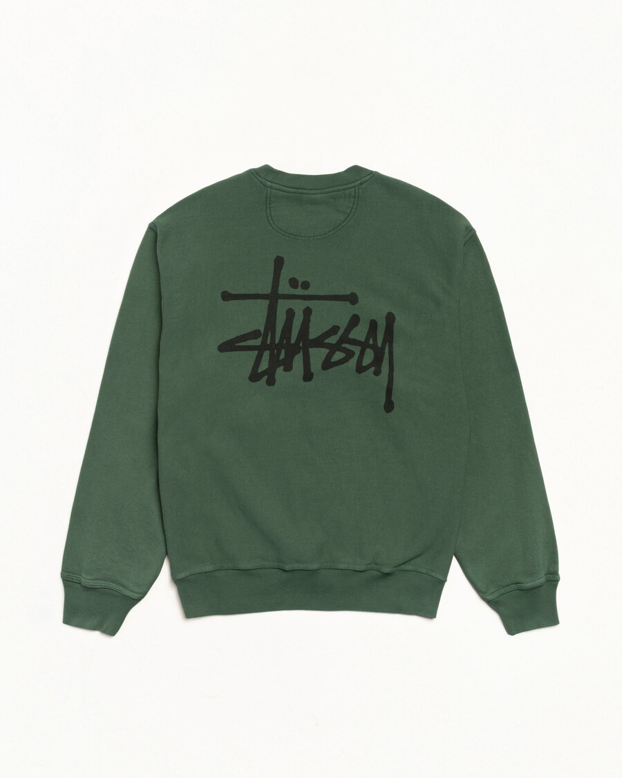 základní pigmentově barvené kalhoty stüssy crew