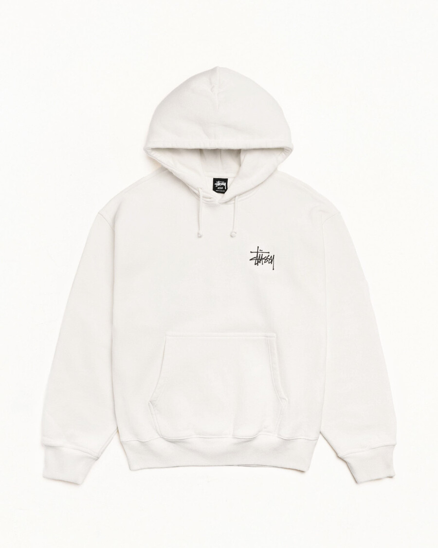 základní mikina stüssy s kapucí pigmentově barvená