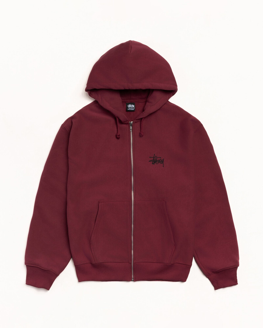 základní mikina se zipem stüssy