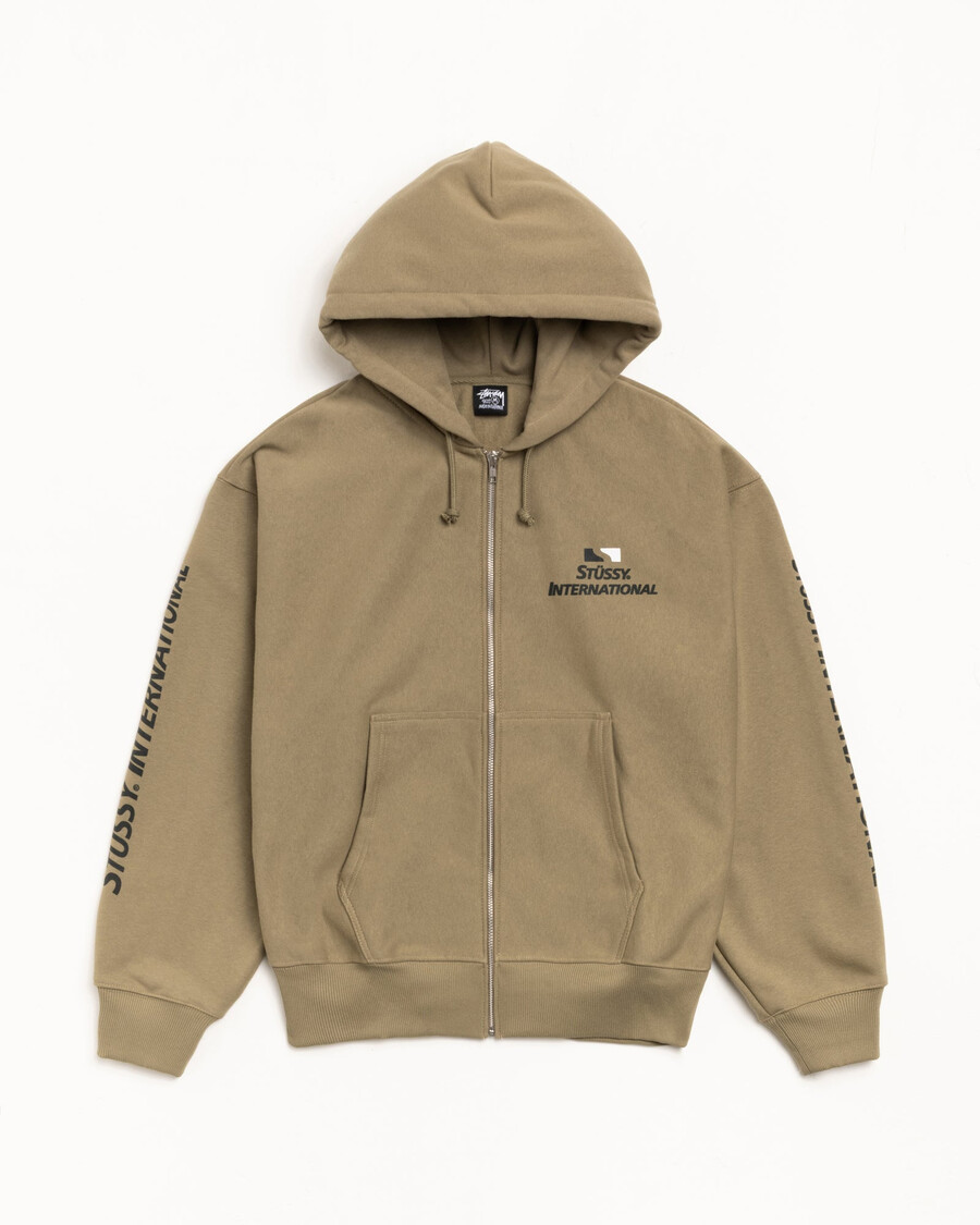 mikina s kapucí stüssy international zip