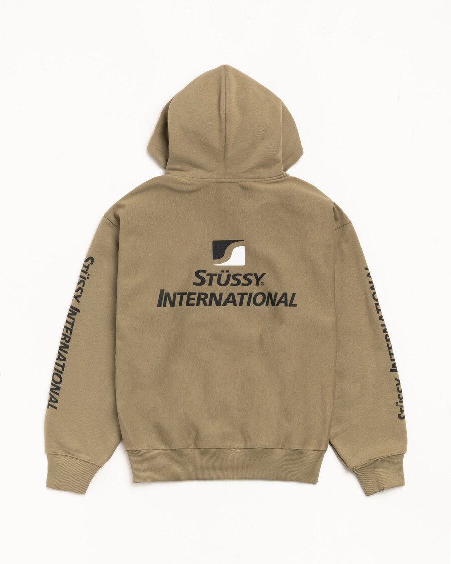 mikina s kapucí stüssy international zip