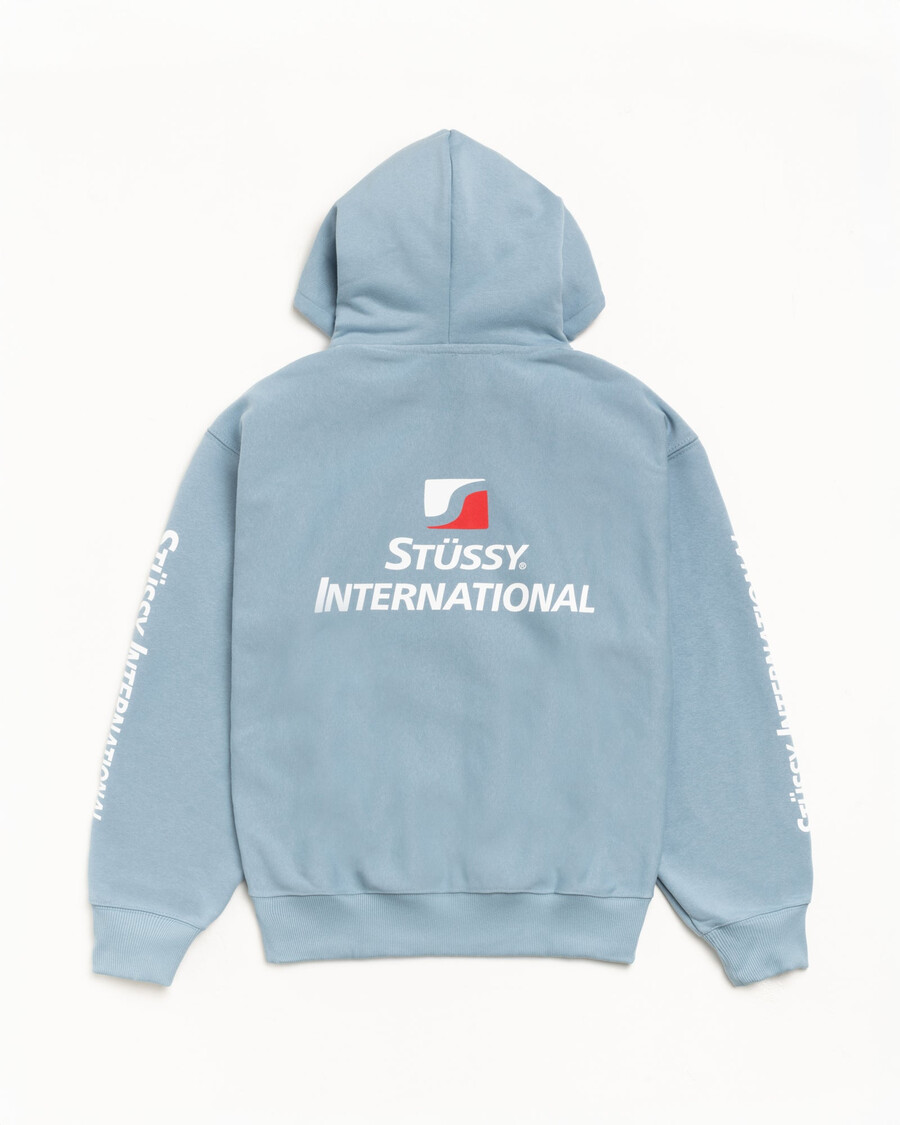 mikina s kapucí stüssy international zip