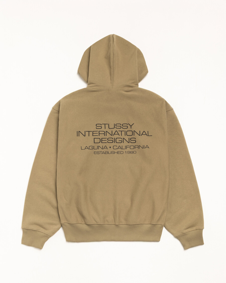 mikina s kapucí international designs na zip
