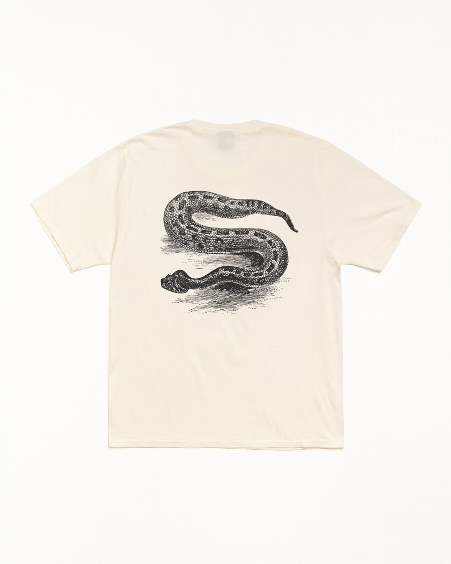 barvené pigmentové tričko serpent tee