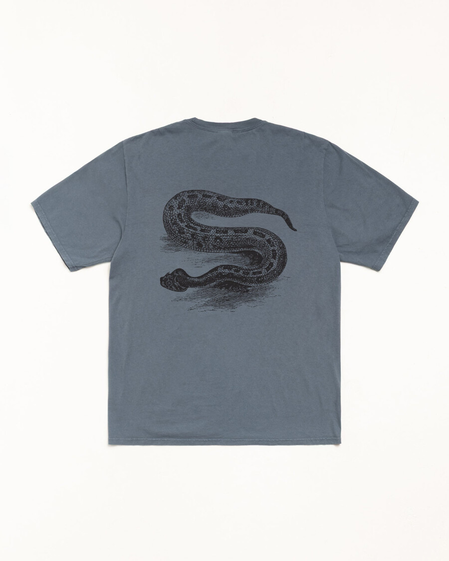 barvené pigmentové tričko serpent tee