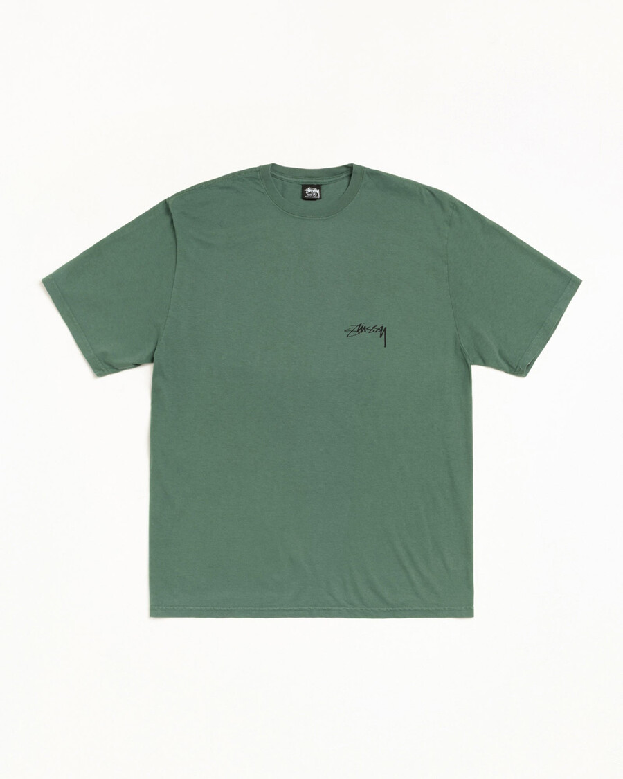 barvené pigmentové tričko serpent tee